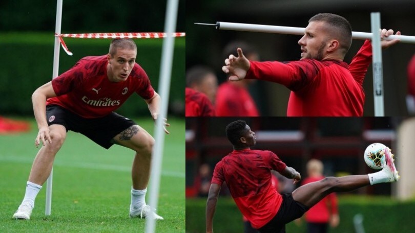 Juve-Milan, Pioli alza il ritmo: Rebic brilla in allenamento