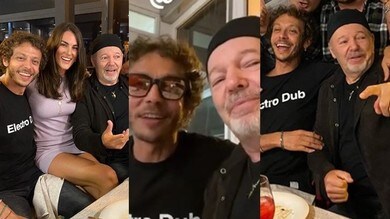 Vasco e Valentino, i Rossi a cena insieme