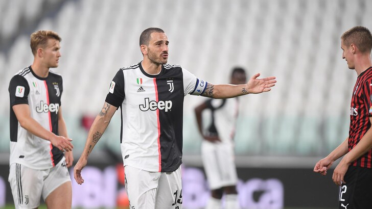 Juve, Bonucci: "Il rigore di Ronaldo? Anche i grandi sbagliano"