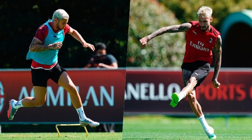 Il Milan ritrova gli squalificati Theo Hernandez e Castillejo
