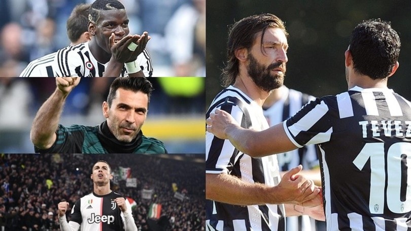 Da Ronaldo e Pirlo a Buffon e Pogba: quanta Juve nella Top 11 di Tevez!