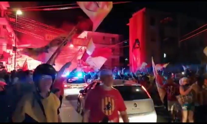 Benevento in Serie A, festa in città