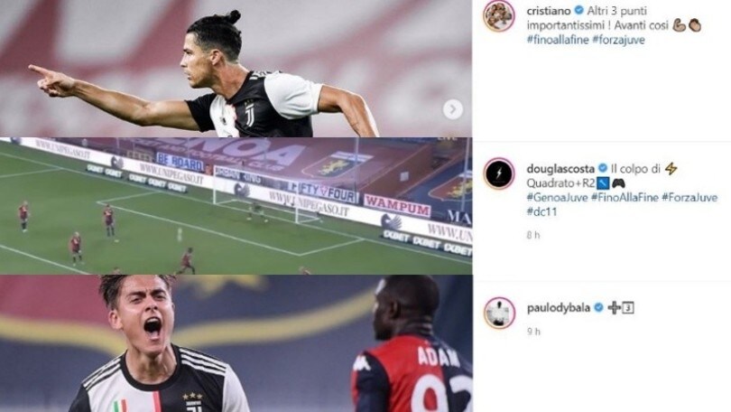 Juve, gioia social: dal colpo di fulmine di Douglas Costa al messaggio di Pjanic