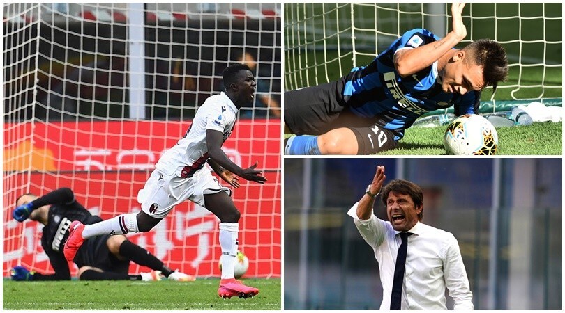 Urlo Bologna: l'Inter perde in casa. Conte infuriato!