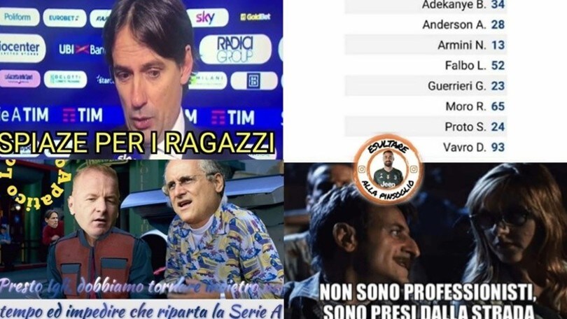 La Juve pone fine al sogno Scudetto della Lazio: le ironie del web