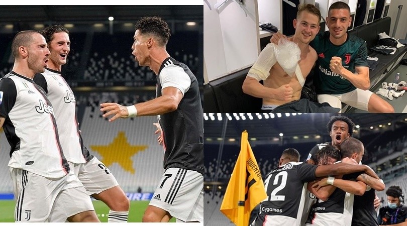 Juve, Scudetto a un passo: la gioia sui social di Ronaldo e compagni