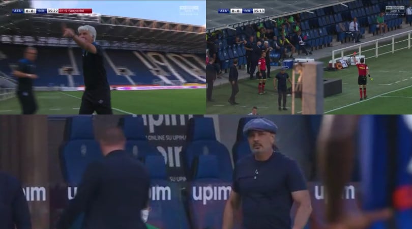 Mihajlovic-Gasperini, clamorosa lite in Atalanta-Bologna