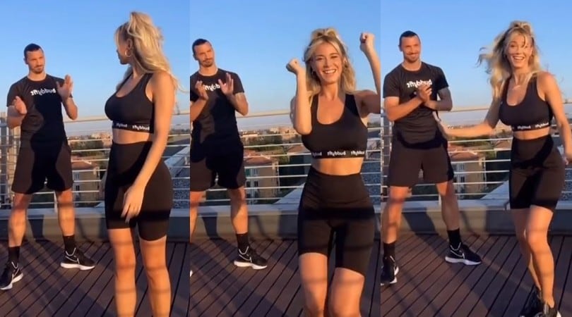 Diletta Leotta, nuovo balletto su TikTok ma da dietro spunta Ibrahimovic!