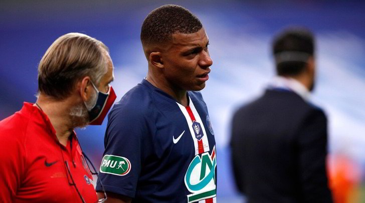 Mbappé vicino al forfait con l'Atalanta: infortunio serio