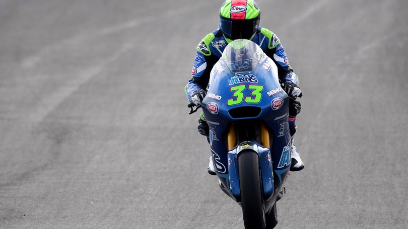Gp Andalusia: pole di Bezzecchi in Moto2, Bastianini terzo