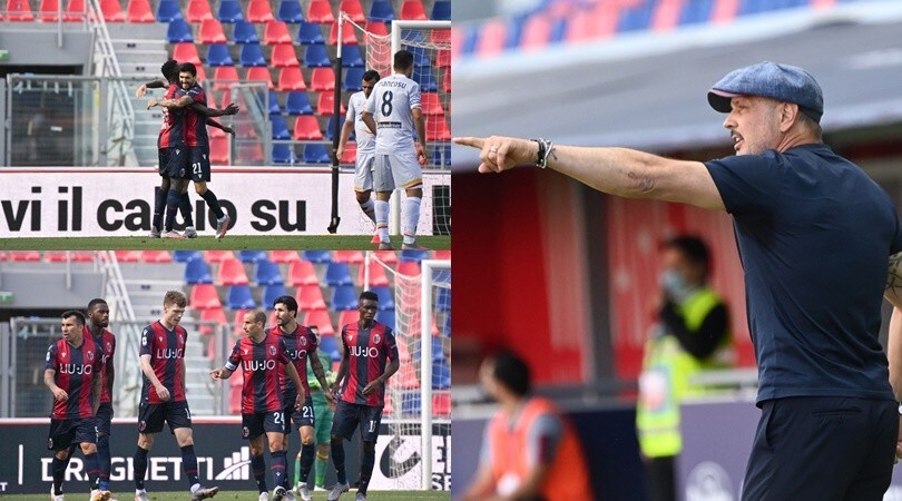 Palacio-Soriano-Barrow, Mihajlovic esulta per un Bologna da record