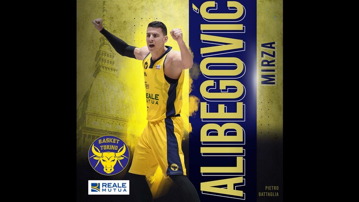 Reale Mutua Basket Torino, Mirza Alibegovic rinnova fino al 2022