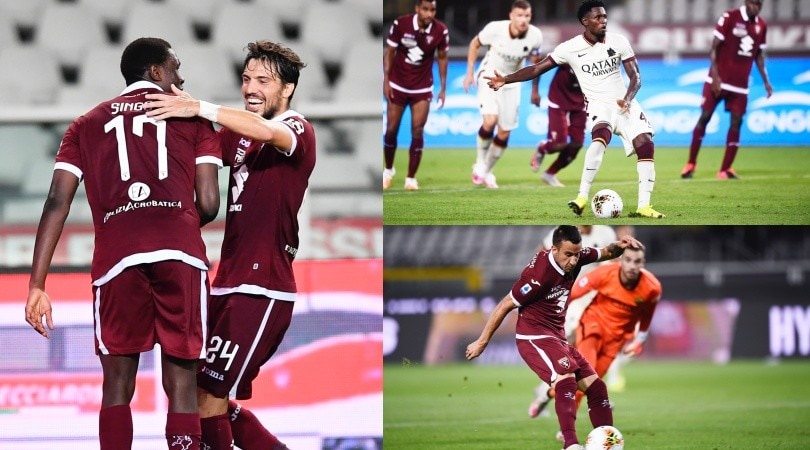 Torino-Roma è la festa del gol: prima gioia per Singo