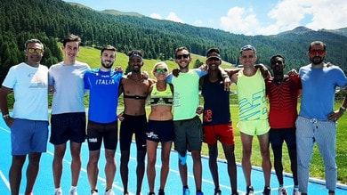 Si allena in altura con i campioni Claudia Gelsomino del Racing Team Affari&Sport