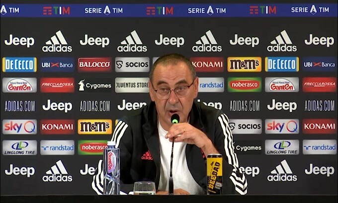 Sarri: "Ronaldo in campo? Vediamo come sta"