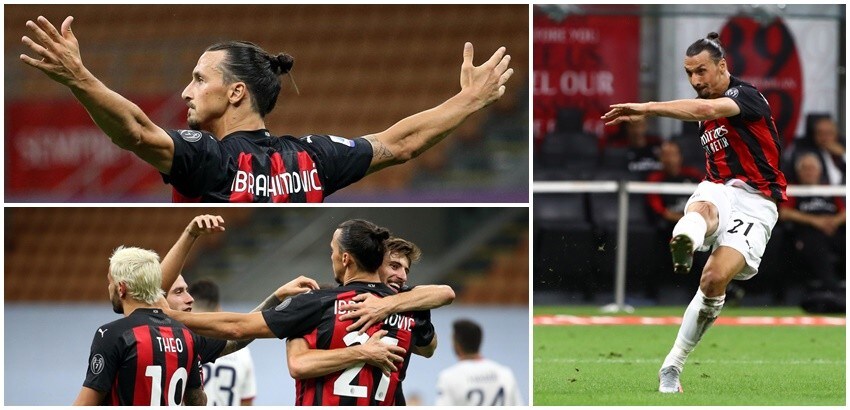 Ibrahimovic trascina il Milan: Cagliari ko!