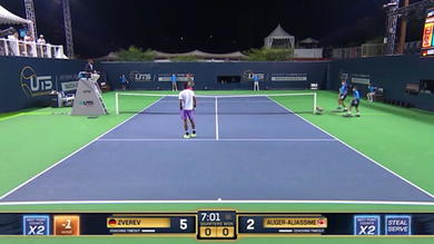 UTS2, Zverev batte Aliassime in una finale con polemiche