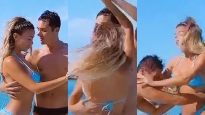 Diletta Leotta, il tango in barca finisce... in acqua!