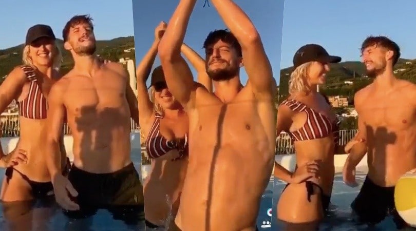 Mertens show su TikTok con la sua Katrin: che ballo in piscina!