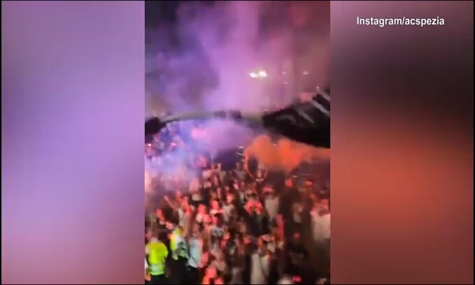 Spezia in Serie A, grande festa in città