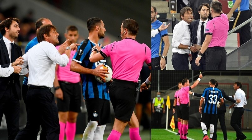 Inter, furia Conte: litiga con Banega e si becca il giallo