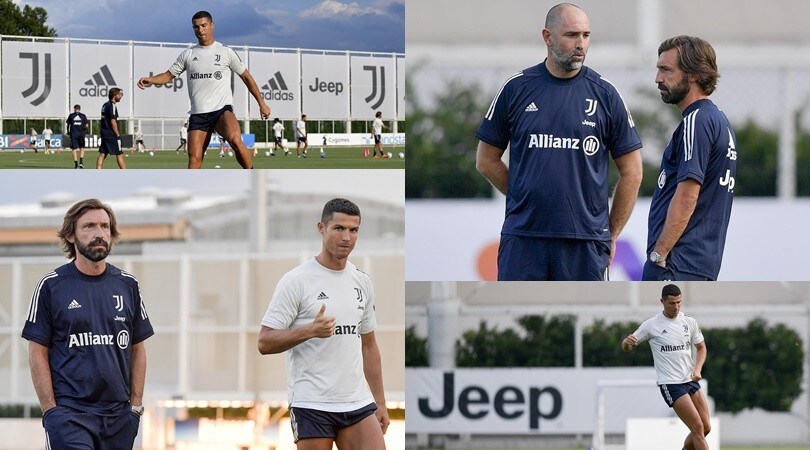Juve, al via la nuova stagione: tra Pirlo e Ronaldo è subito feeling