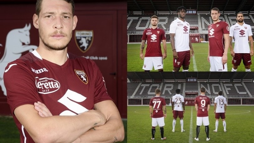 Torino, ecco le nuove maglie: Linetty e Rodriguez posano con Belotti e Meité