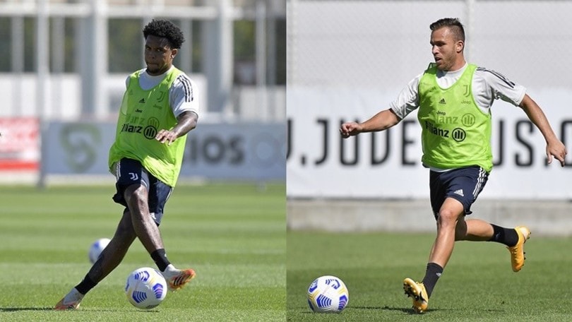 Arthur-McKennie, prove d'intesa nel nuovo centrocampo della Juve