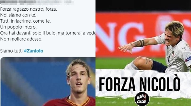 Zaniolo infortunato, gli auguri social da tutta Italia: "Forza Nicolò"