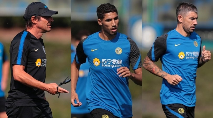 Inter, rinforzi per Conte: Hakimi e Kolarov al lavoro