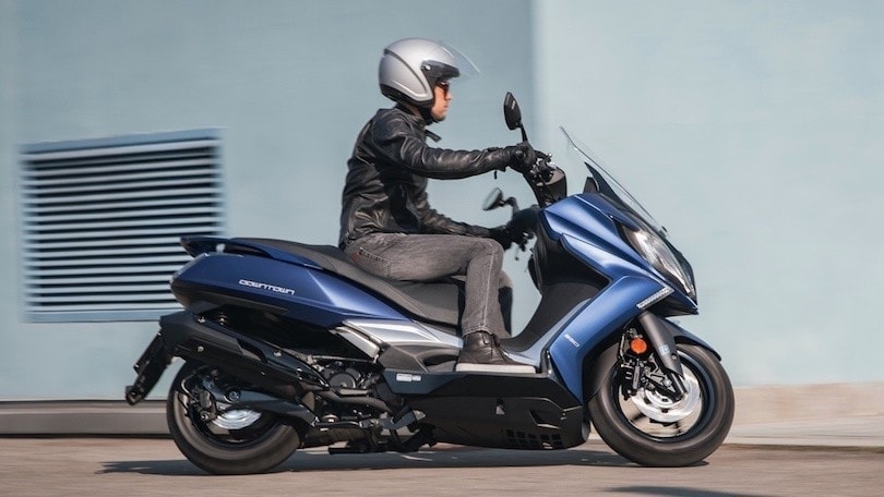 Kymco Downtown 350i TCS, per una guida più sicura e veloce