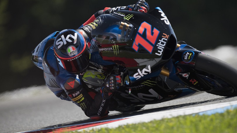 Gp San Marino, tripletta italiana in Moto2: Marini precede Bezzecchi, Bastianini 3°