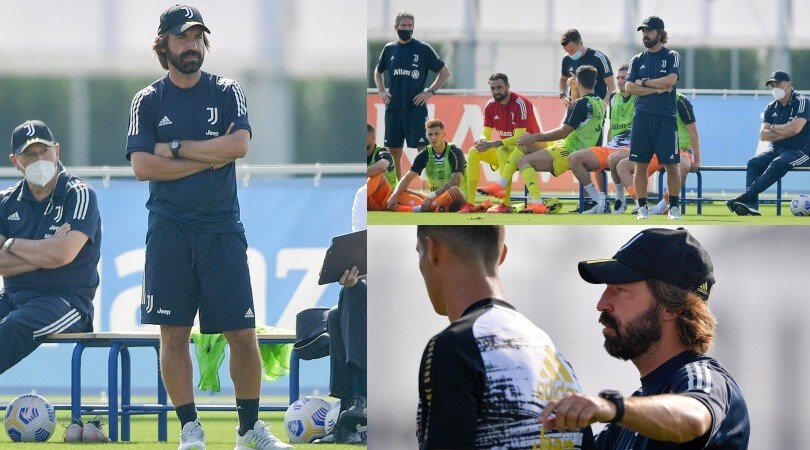 Pirlo comanda la sua Juve contro il Novara
