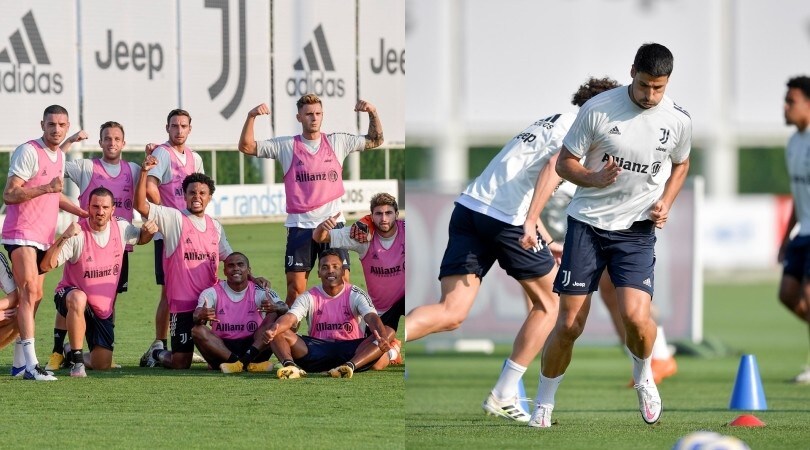 Juve, che grinta in partitella: c'è anche Khedira