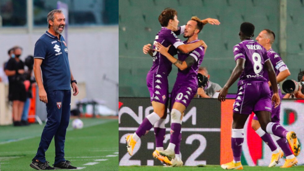 I granata hanno perso sul campo dei viola nella prima giornata di Serie A