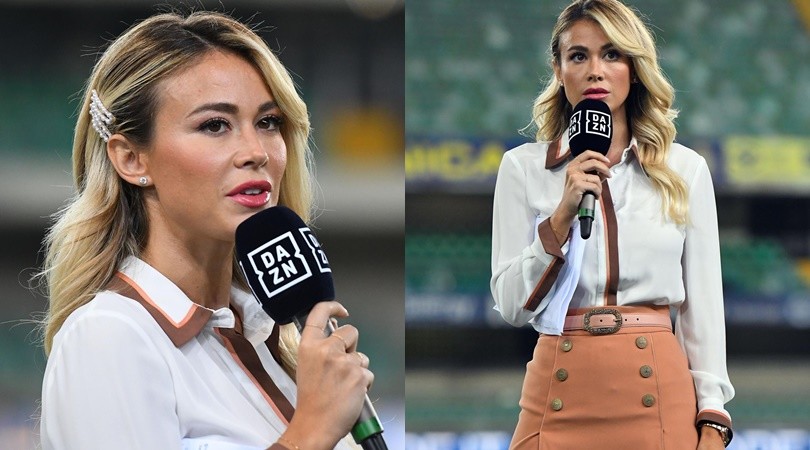 Diletta Leotta, che eleganza per Verona-Roma!
