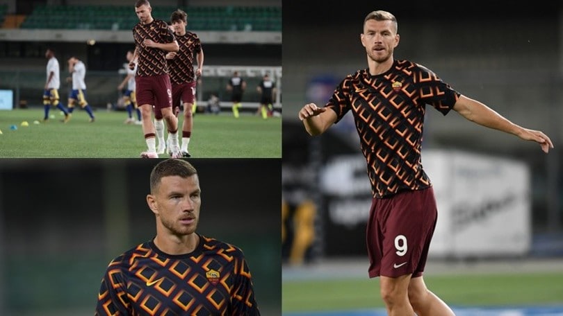 Dzeko, countdown Juve: 90' in panchina con la Roma