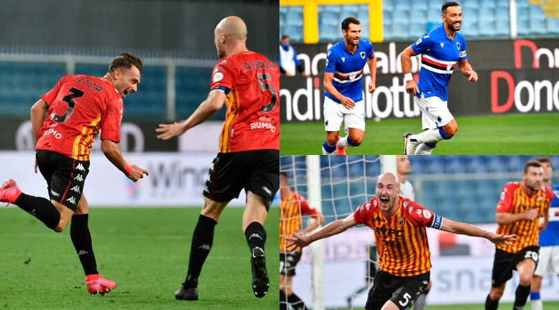Benevento, che rimonta contro la Sampdoria! Per Inzaghi arrivano i primi tre punti
