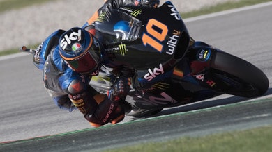 Gp Catalogna: Luca Marini vince in Moto2, terzo Di Giannantonio
