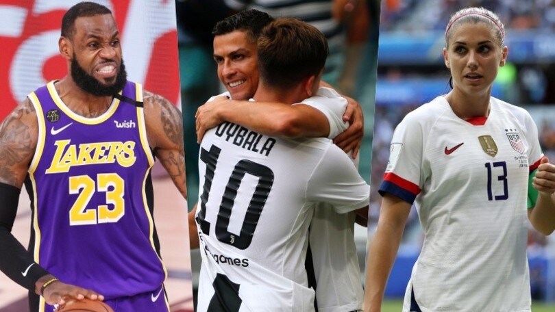 Nielsen: "Ronaldo, Dybala e non solo nei 20 sportivi più importanti"