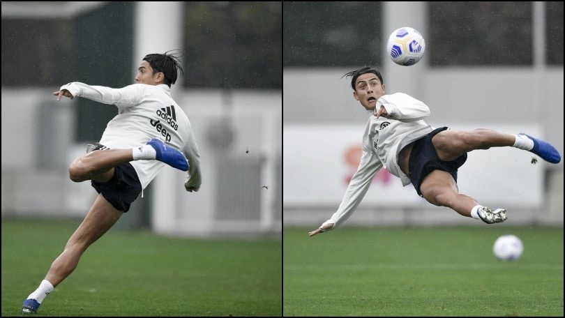 Juve, Dybala è tornato: che show in allenamento!