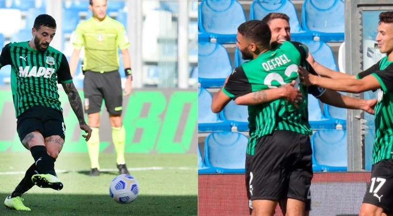 Sassuolo, Berardi e Caputo stendono il Crotone