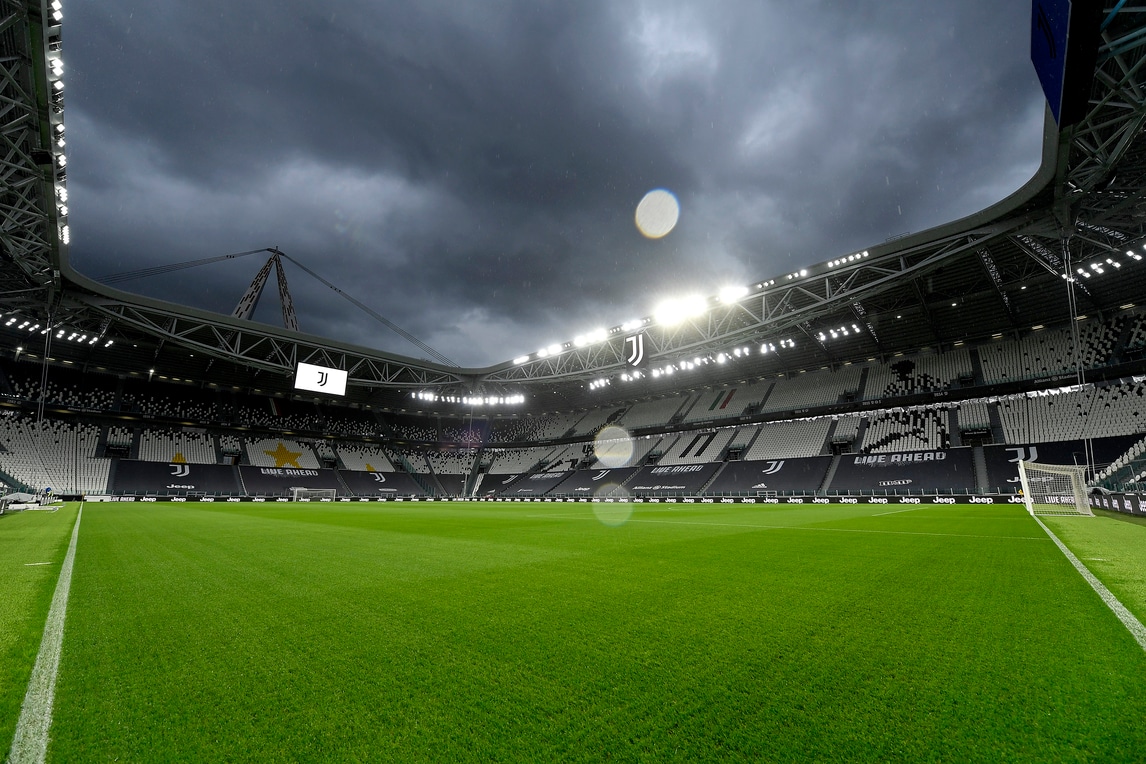L'Allianz Stadium nella notte di JuveNapoli