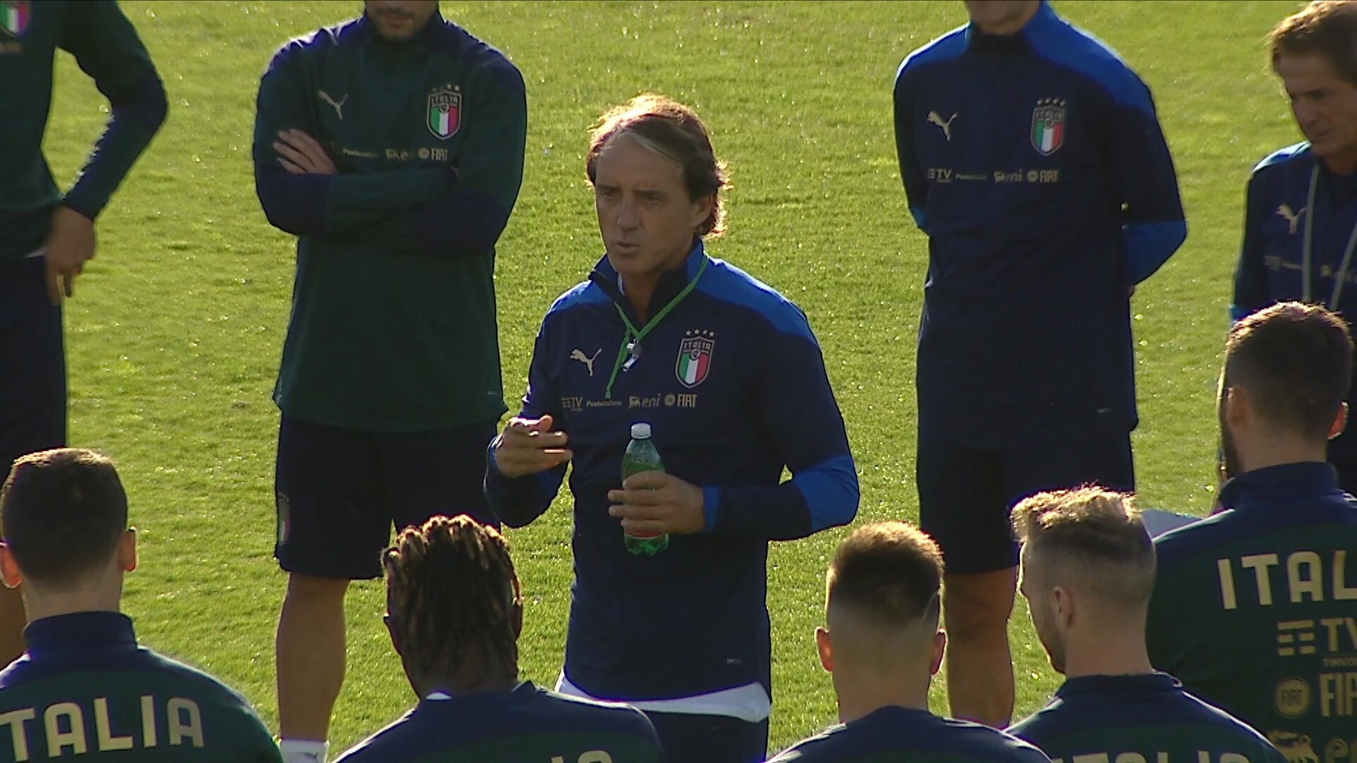 Primo allenamento per gli Azzurri a Coverciano