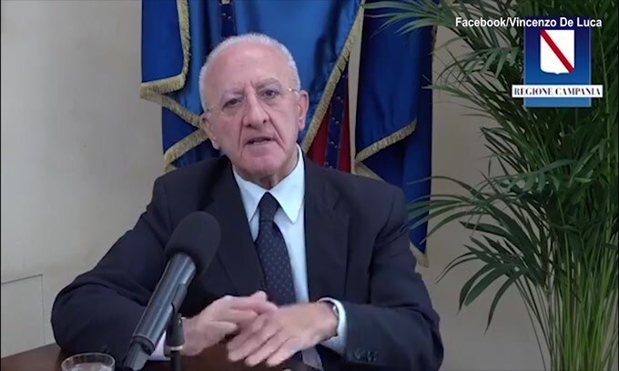 De Luca contro Agnelli: "Ha detto frasi penose"