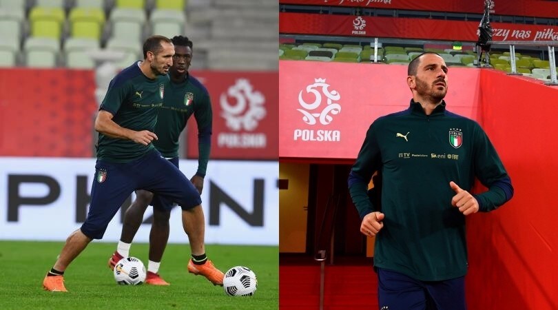 La nazionale di Mancini in Polonia: Chiellini e Bonucci scaldano i motori