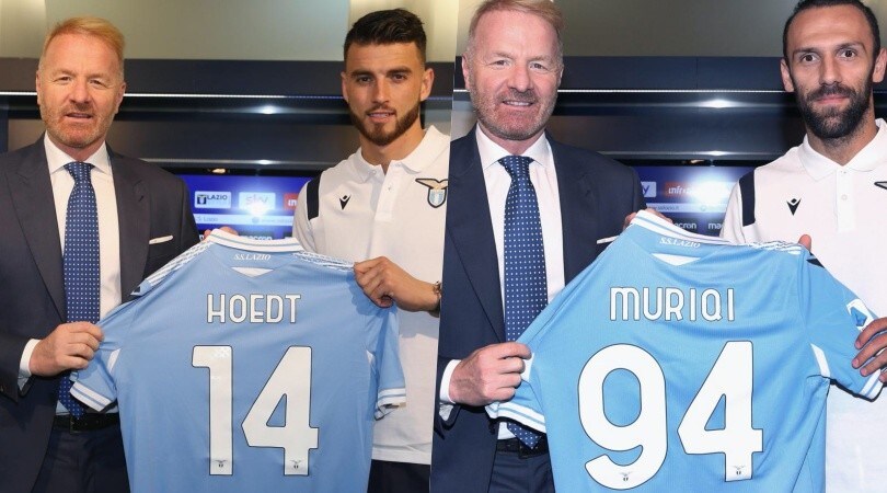 Lazio, ecco Muriqi e Hoedt presentati da Tare