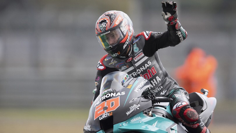Gp Aragon: Morbidelli il più veloce nelle terze libere, brutta caduta per Quartararo