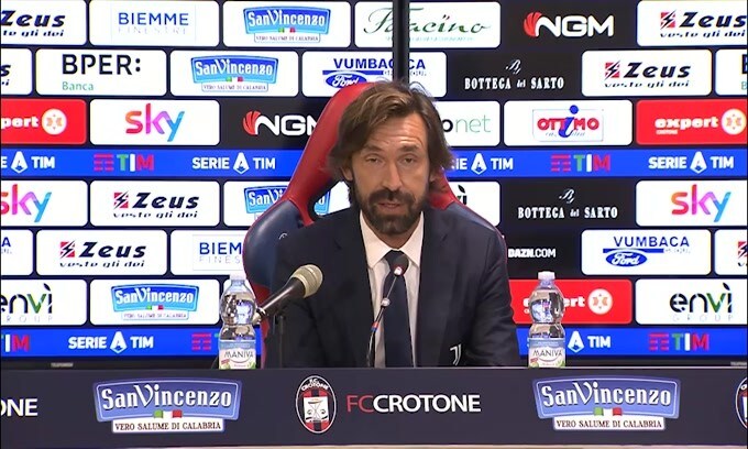 Pirlo: "La Juve aveva la testa al Crotone"