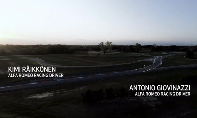 Giulia GTA, Raikkonen e Giovinazzi mettono a punto assetto e aerodinamica VIDEO